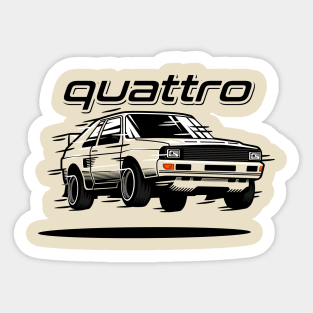 Audi Quattro Sticker